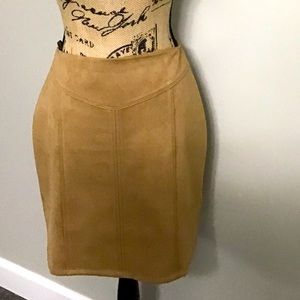 Faux Suede WHBM skirt